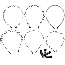 10 x Metal Hairbands